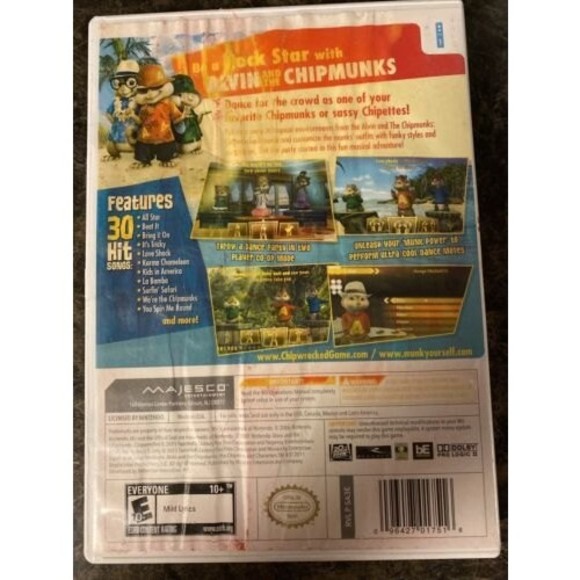 Alvin And The Chipmunks Chip wrecked Wii 2006 Video Game.‎ A2 - Picture 2 of 3